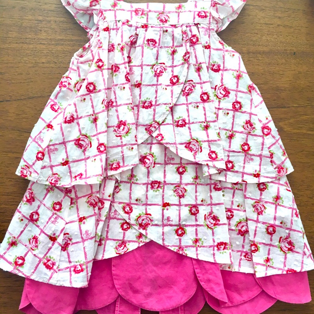 Kenzo kids roses dress